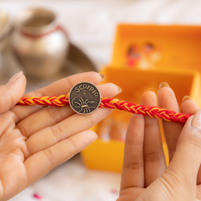 Moh Scorpio Sun Sign Brooch Cum Rakhi