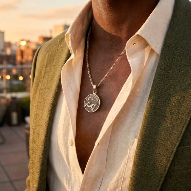 Moh Capricorn Sun Sign Pendant
