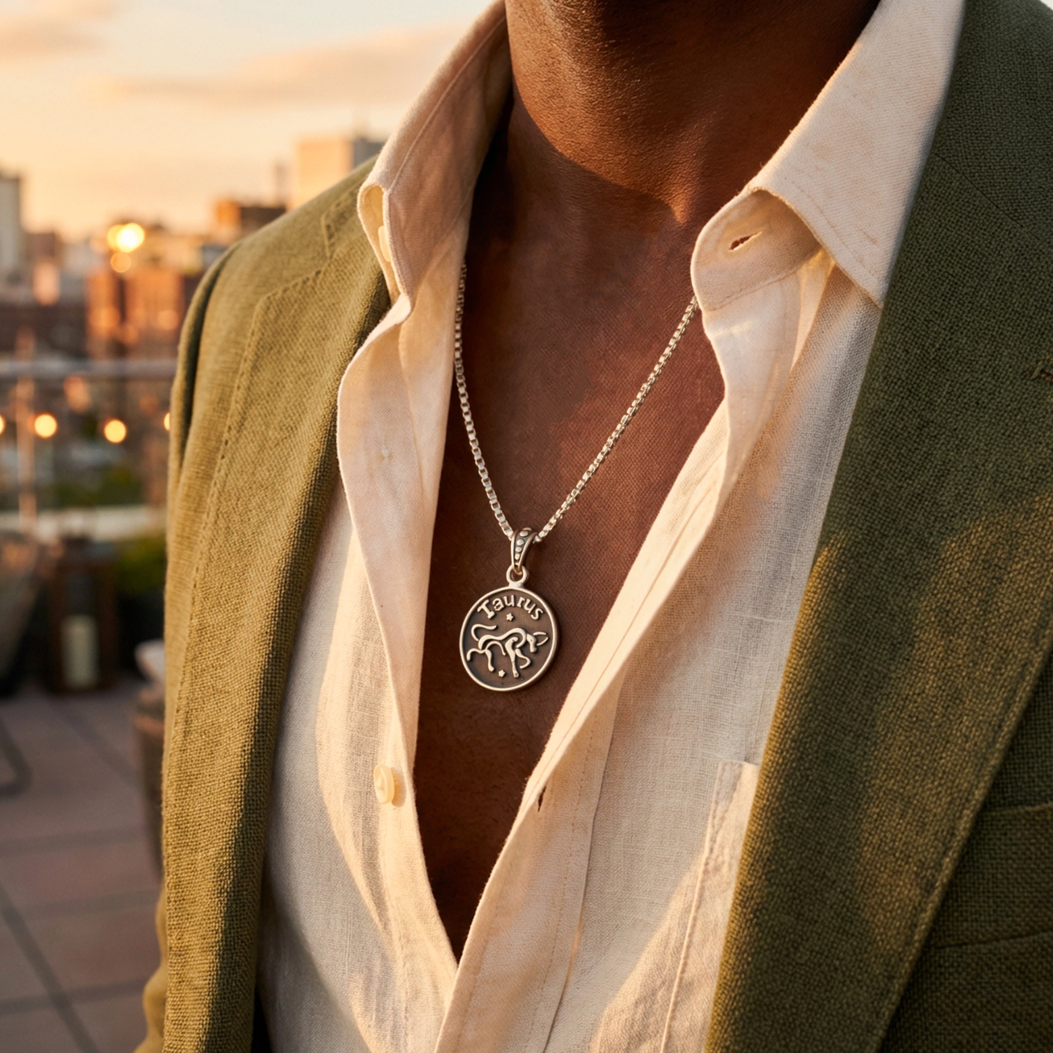 Moh Taurus Sun Sign Pendant