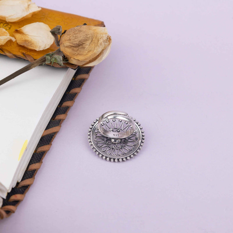 Moh Fine Carved Intricate Ring