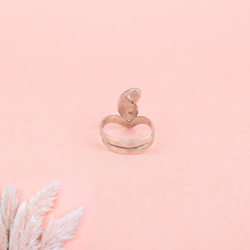 Moh Peacock Kundan Shaahi Ring