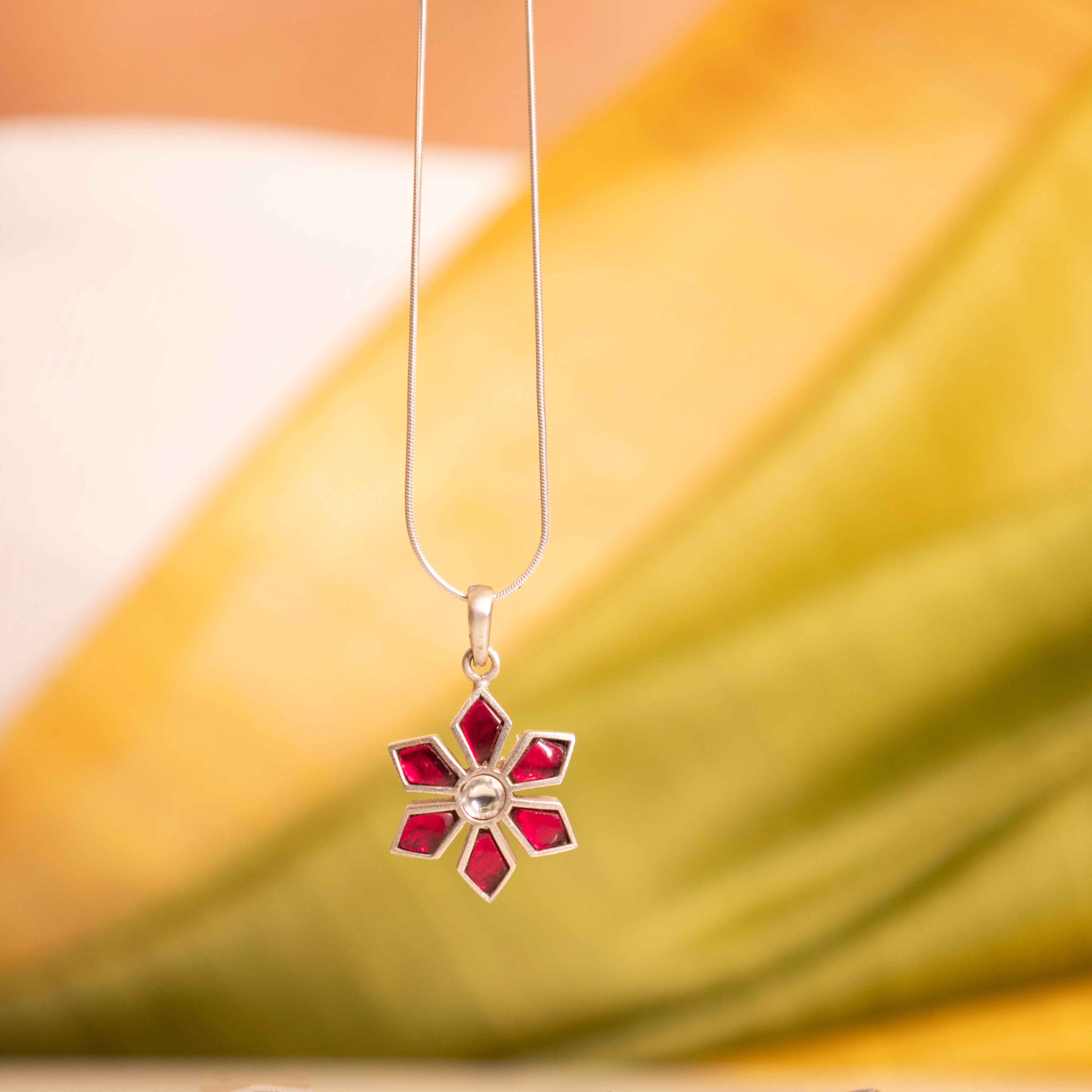 Moh Raani Kundan Phool Necklace