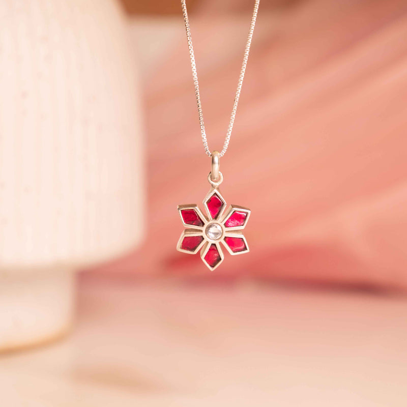 Moh Raani Kundan Phool Necklace
