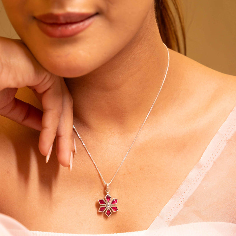 Moh Raani Kundan Phool Necklace