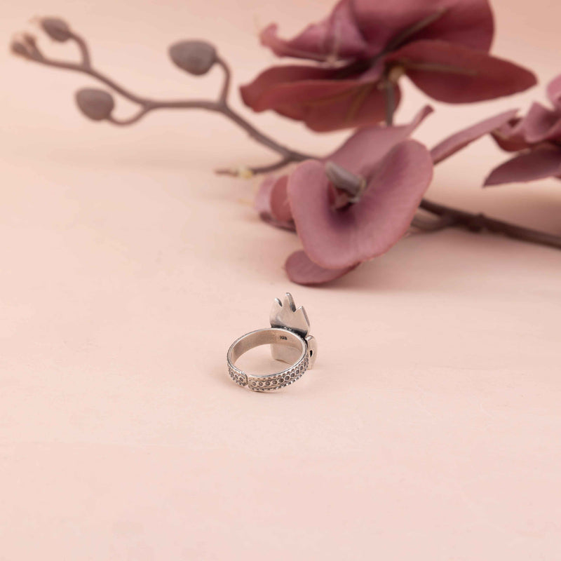 Moh Shiva Damru Ring