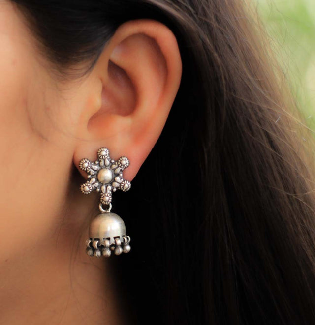 Adya Dana Art Motif Jhumkis