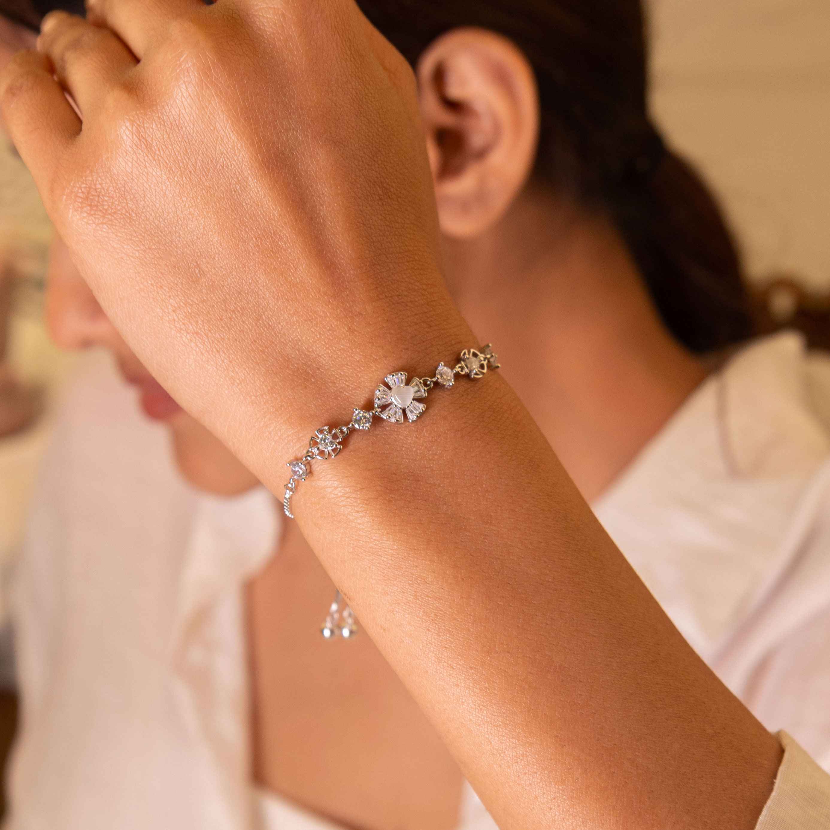 Qurbat Fine Floral Bracelet