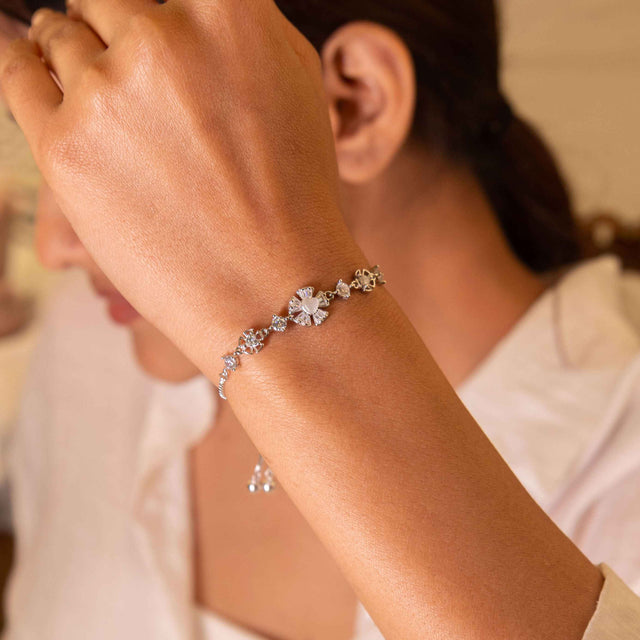 Qurbat Fine Floral Bracelet