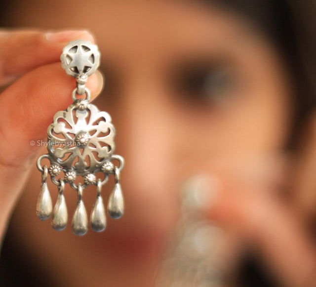 Adya Carved Danglers