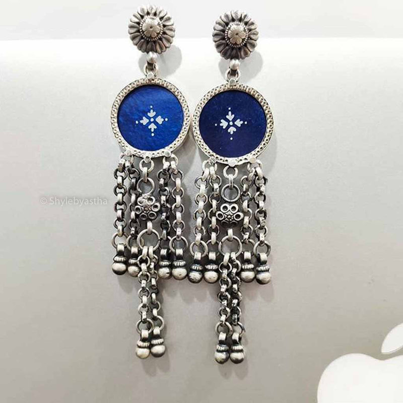 Jhumri Handpainted Ghughri Earrings