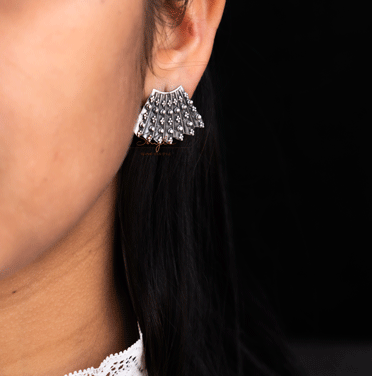 Moh Intricate Daana Detailed Pankhi Studs model