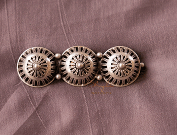 Anvaya Intricate Carved Embossed Hair Pin