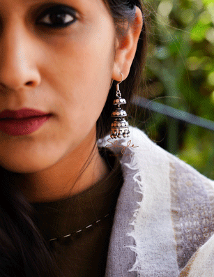 Moh Fine Intricate Layered Jhumki model