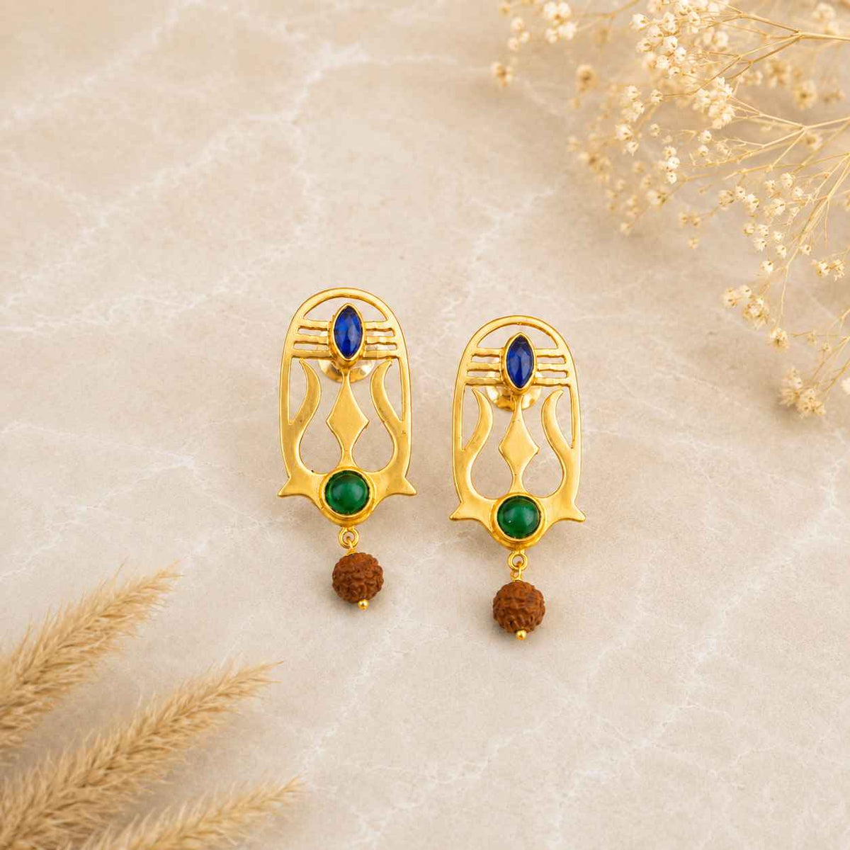 Shivoham Trishul Earring