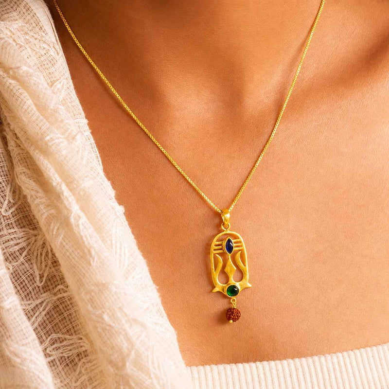 Shivoham Trishul Necklace