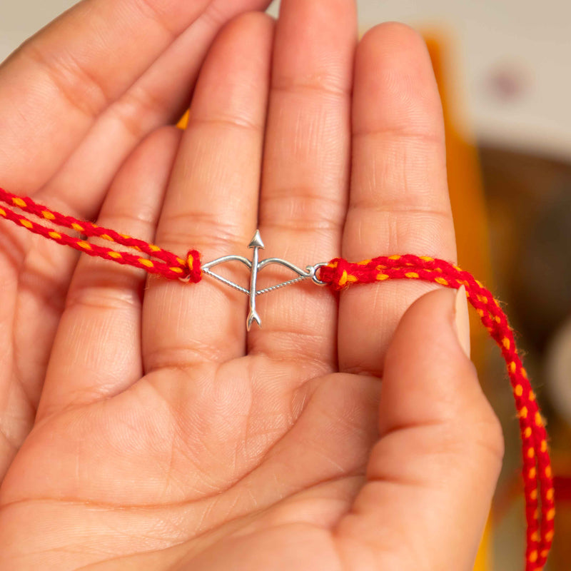 925 pure silver Shri Ram baan astra rakhi