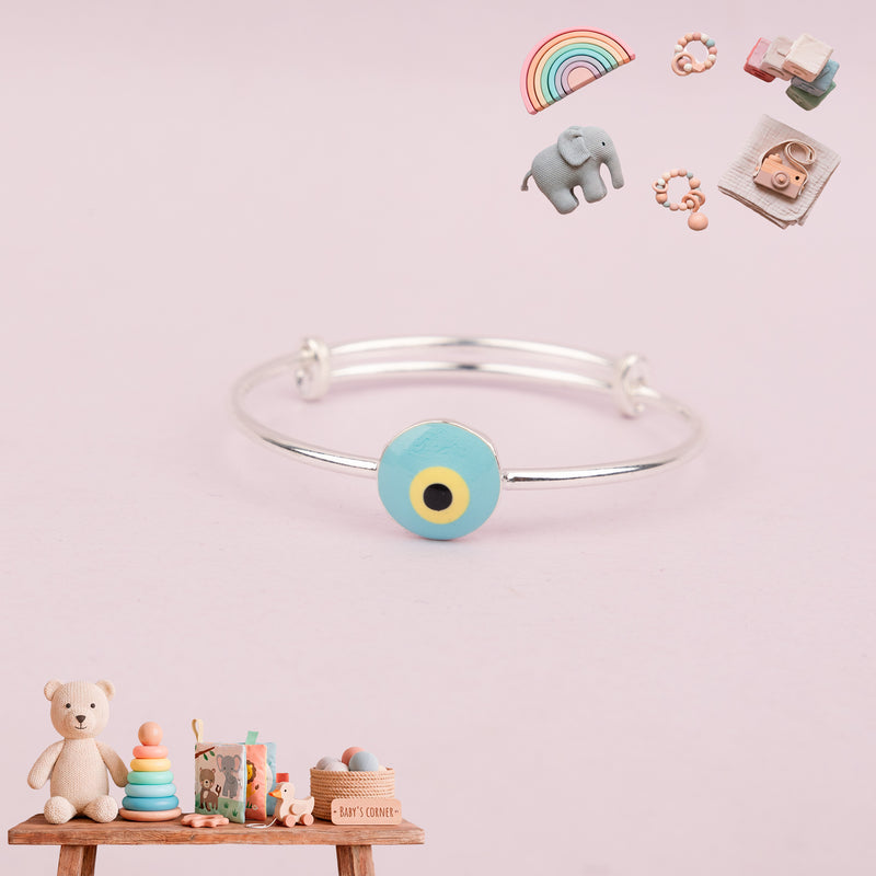 Soft Evil Eye Adjustable Baby Kada