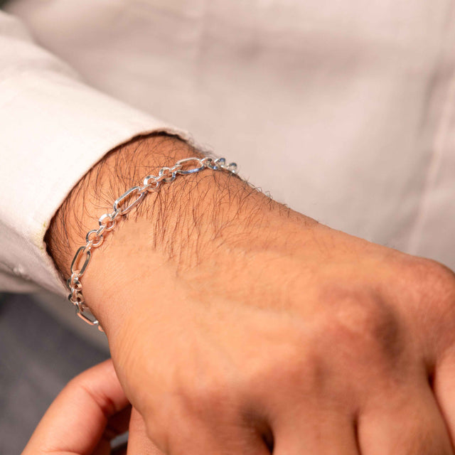 Sutra Classic Chain Link Men Bracelet