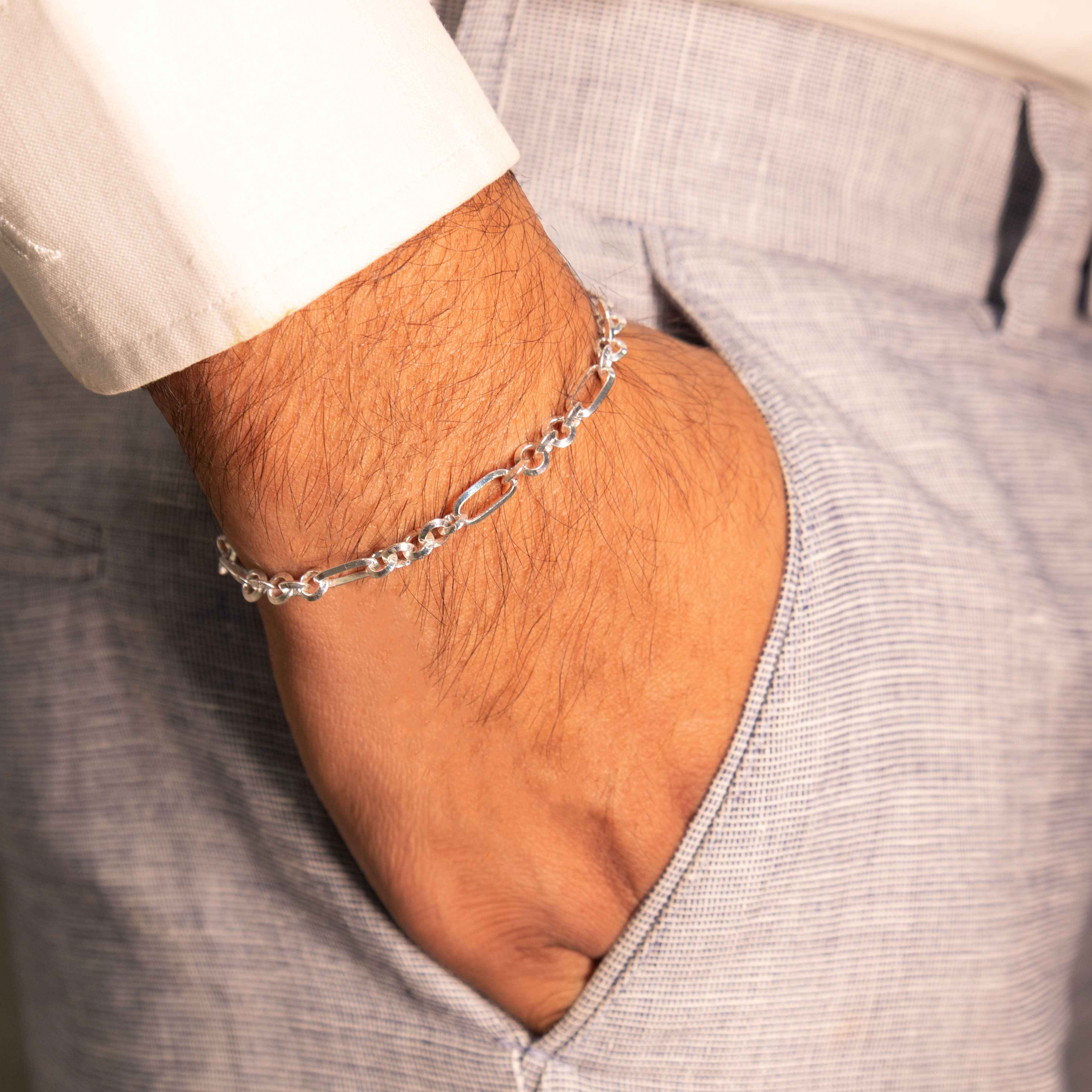 Sutra Classic Chain Link Men Bracelet