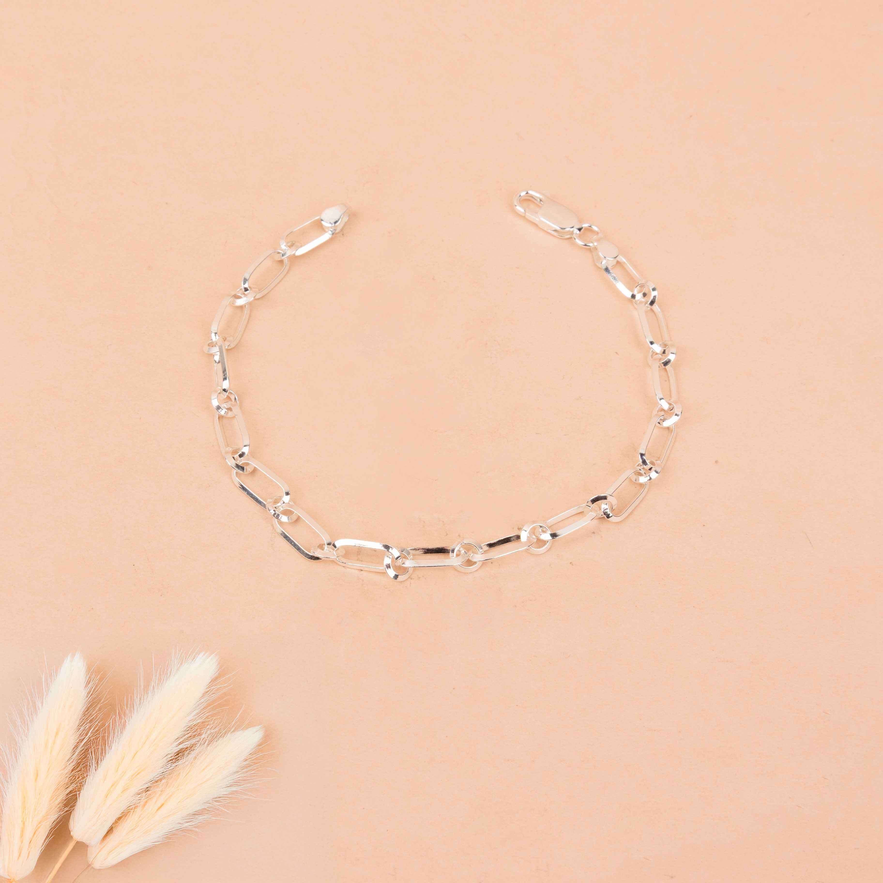 Sutra Flat Link Men Bracelet