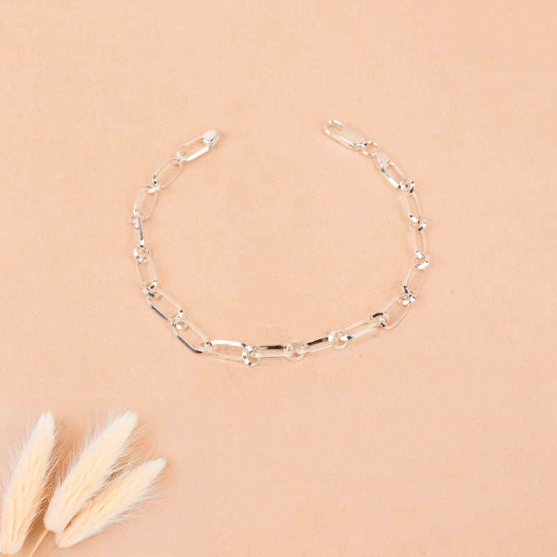 Sutra Flat Link Men Bracelet