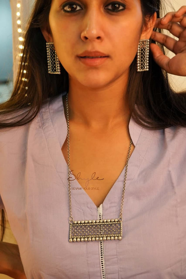 Tattva Flora Jali Statement Necklace Set