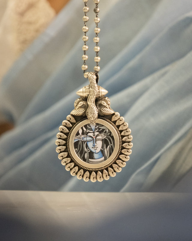 Tattva Mahadev Handpainted Necklace
