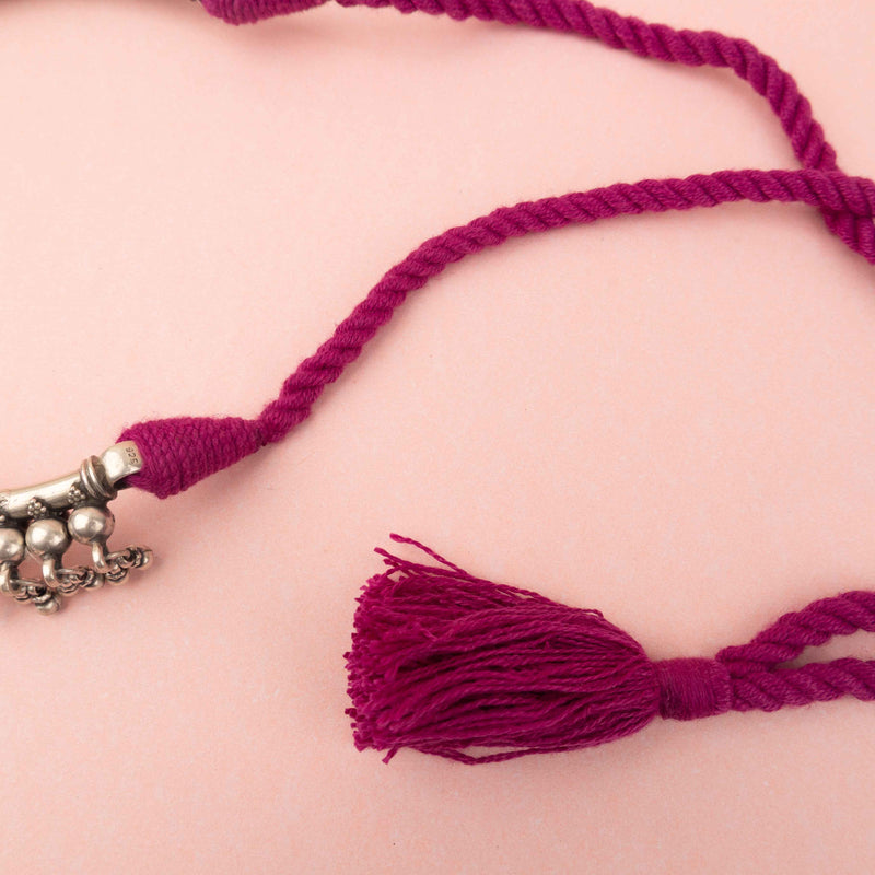 Tattva Pearl Pink Ghughri Drop Classic Hasli