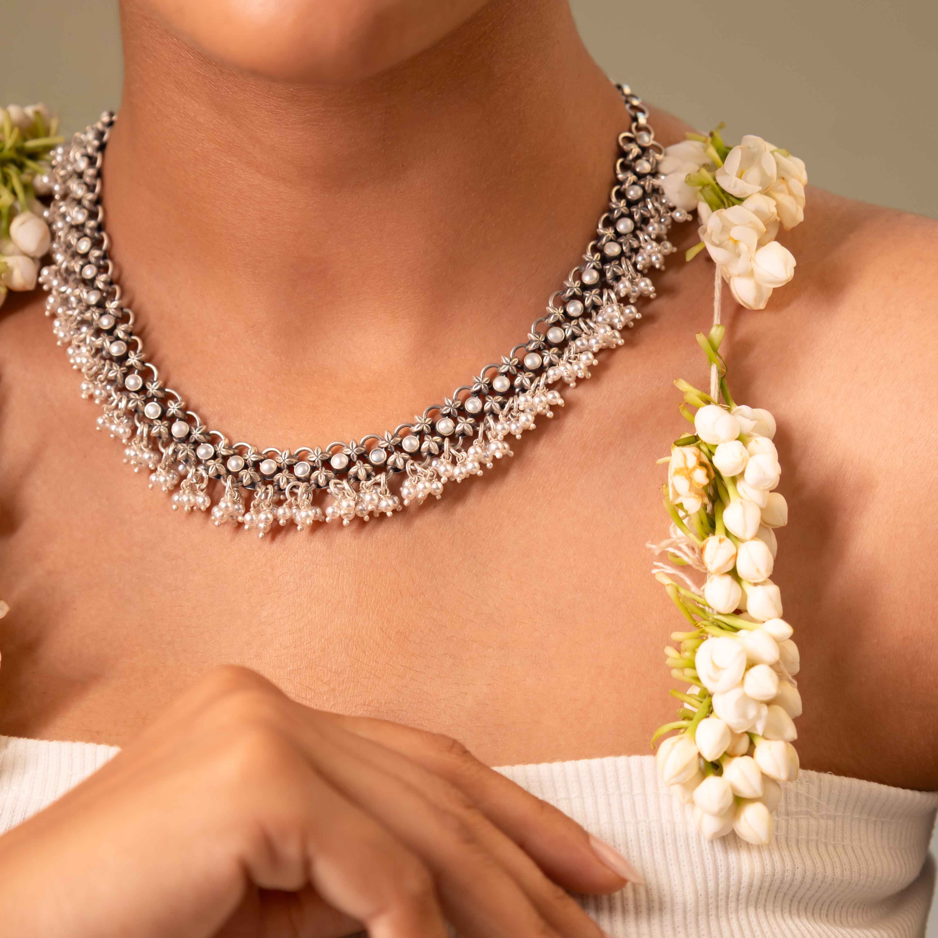 Tattva Pearl Jadau Classic Necklace