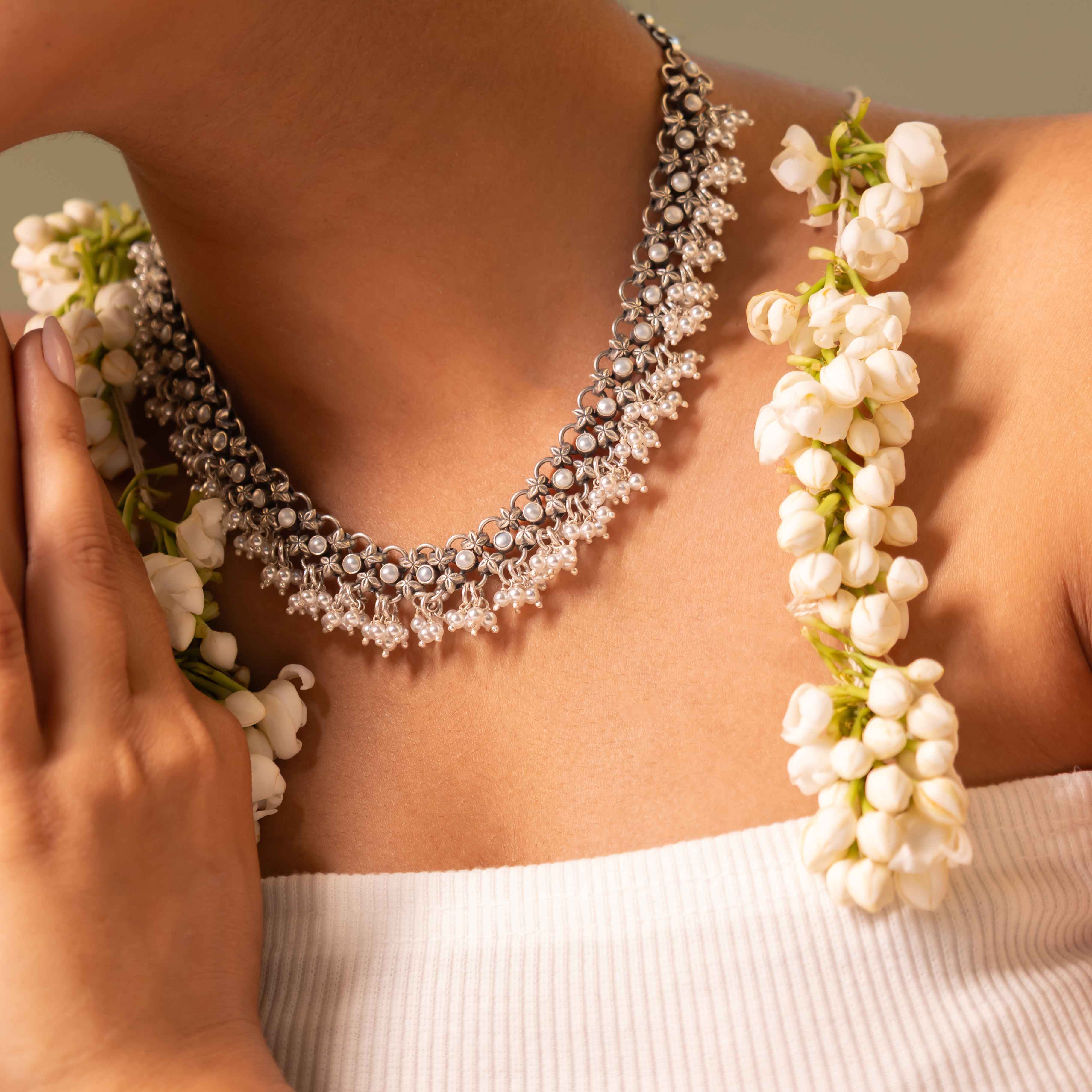 Tattva Pearl Jadau Classic Necklace