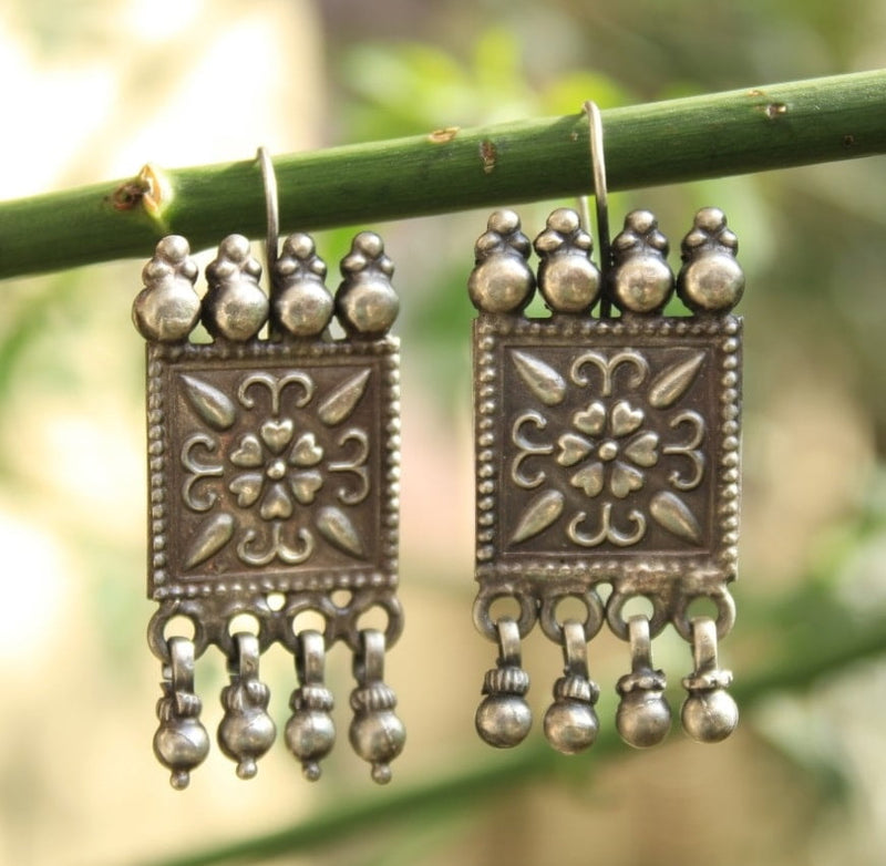 Tattva Oxidised Classic Necklace and Earrings Set