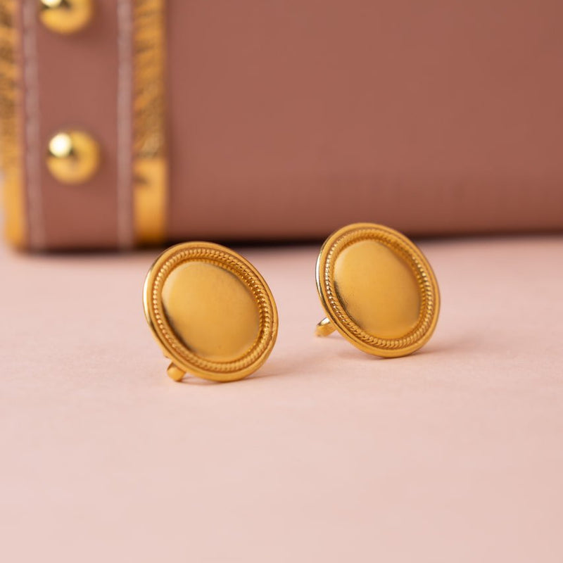 Adya Gold Tone Matte Versatile Studs