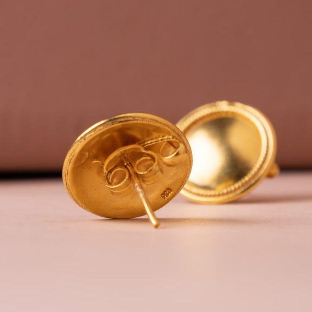 Adya Gold Tone Matte Versatile Studs
