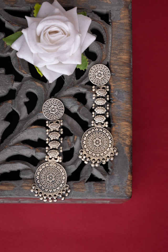 Anvaya Concentric Intricate Layered Earring