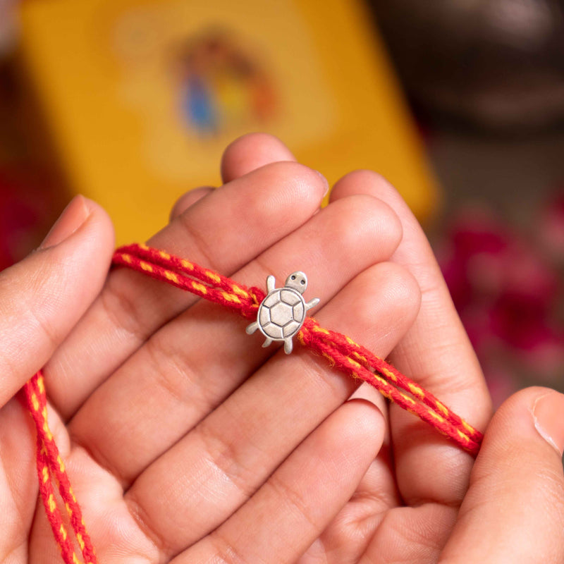 Anvaya Auspicious Tortoise Moli Rakhi