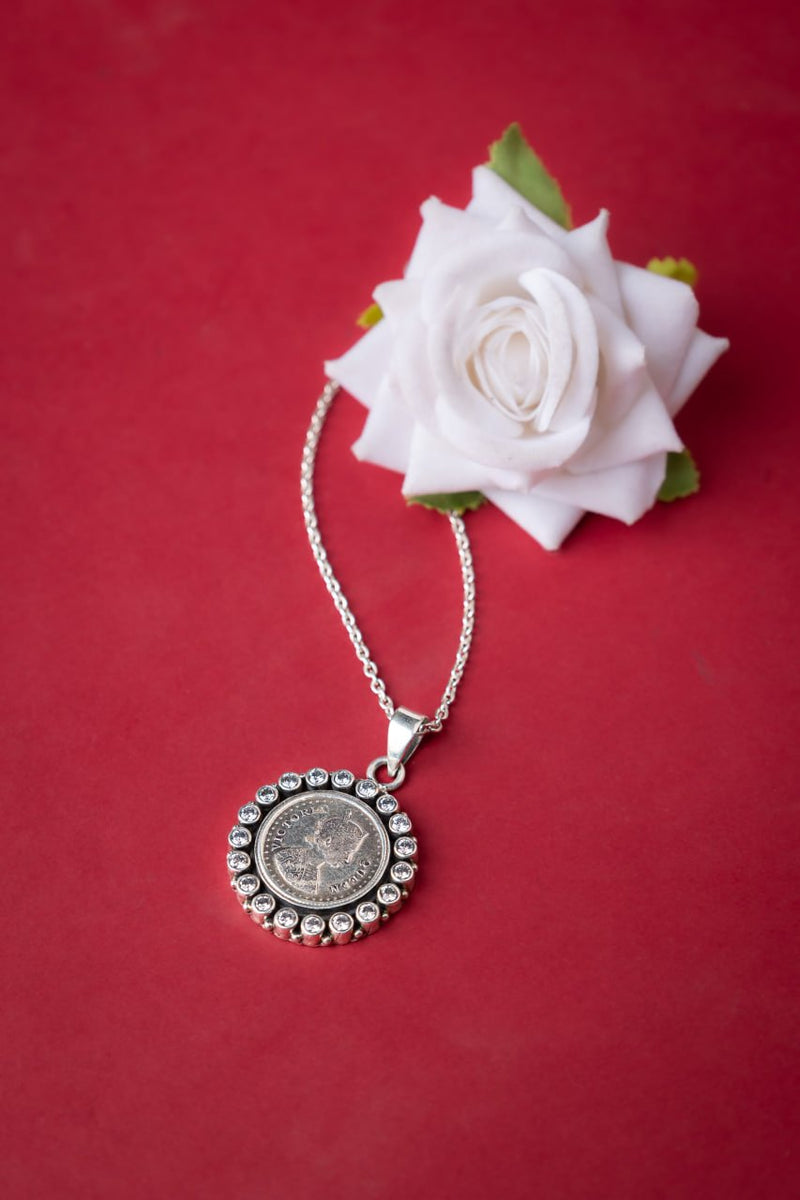 Essence Fine Victorian Coin Necklace