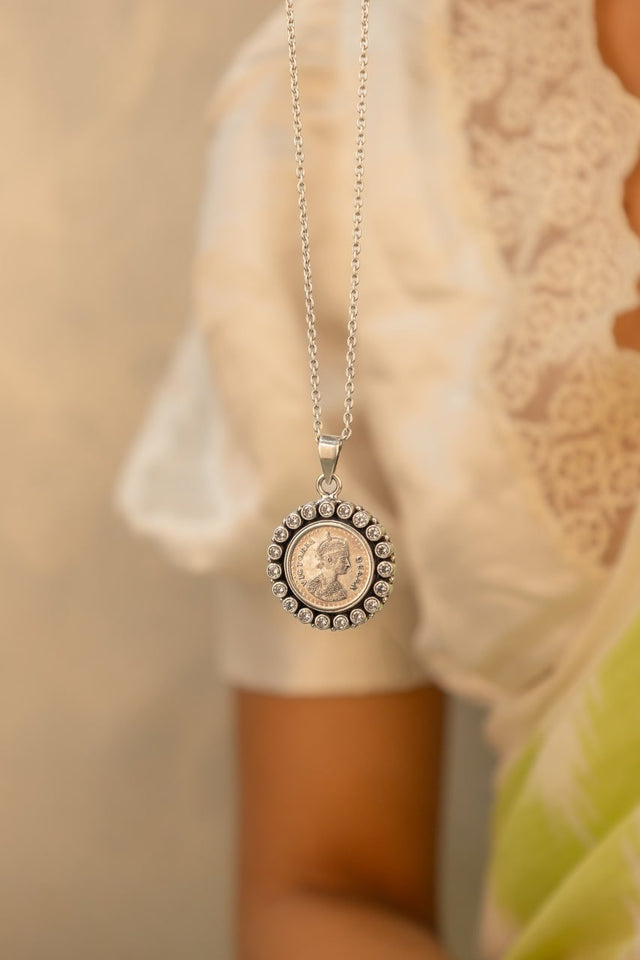Essence Fine Victorian Coin Necklace