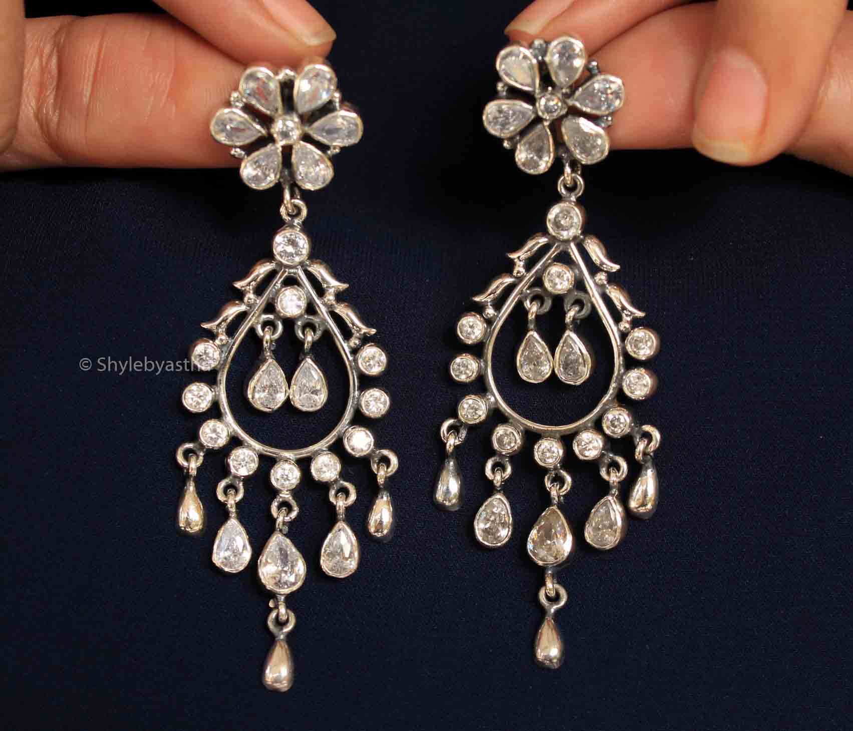 Essence Stone Studded Danglers