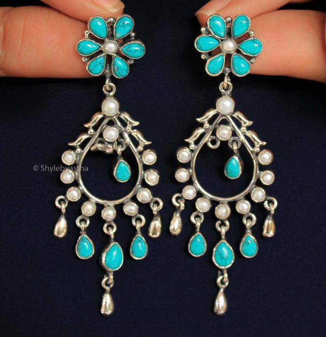 Essence Stone Studded Danglers
