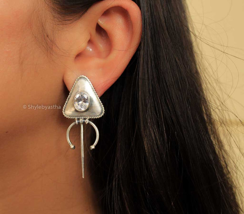 Adya Stone Studded Earrings
