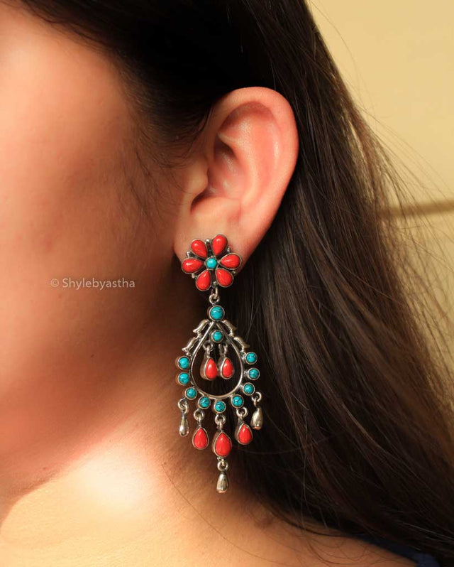 Essence Stone Studded Danglers
