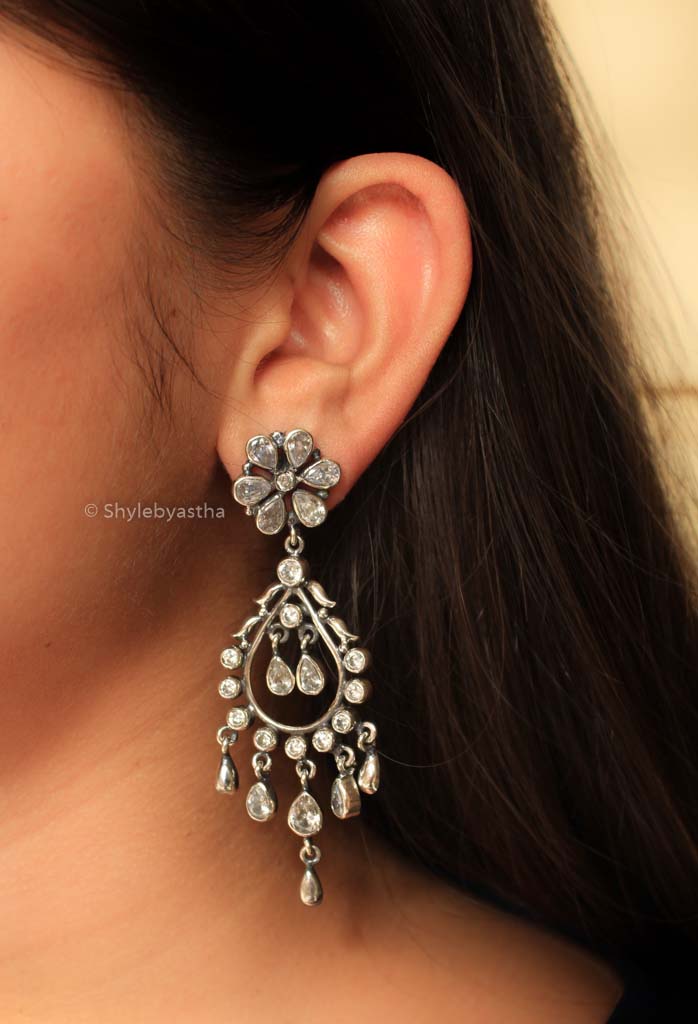 Essence Stone Studded Danglers