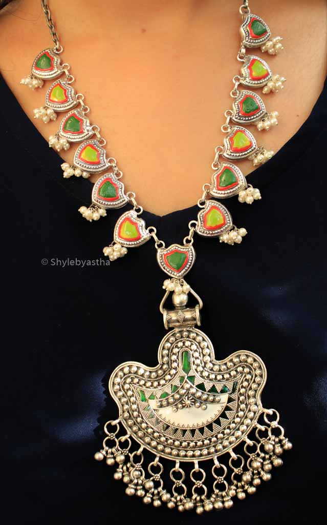 Tattva Enamel Art Classic Necklace