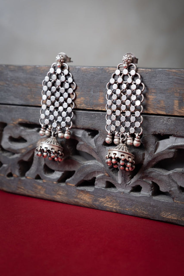 Mizoya Intricate Jali Versatile Jhumki