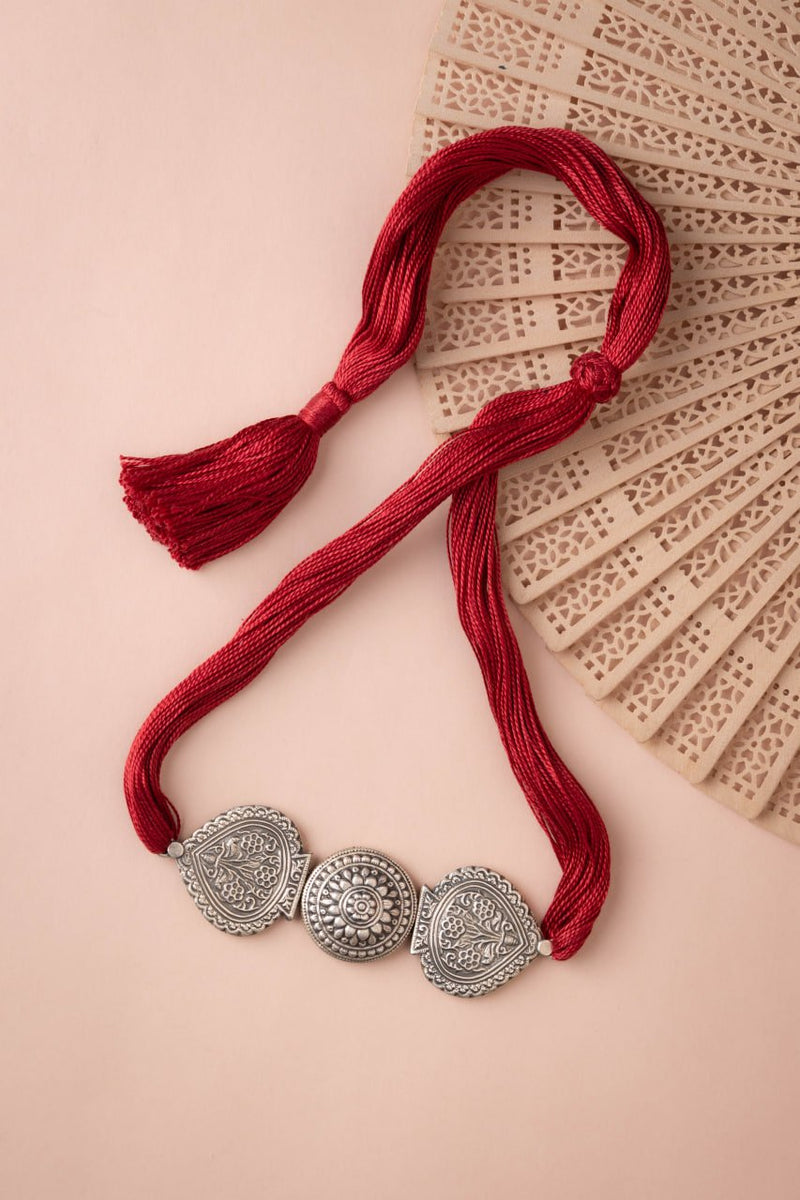 Mizoya Intricate Paan Motif Timeless Choker