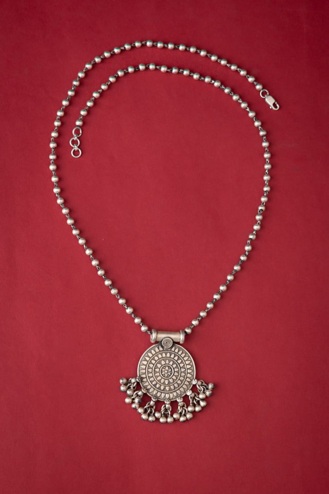 Mizoya Concentric Ghughri Ball Chain Necklace