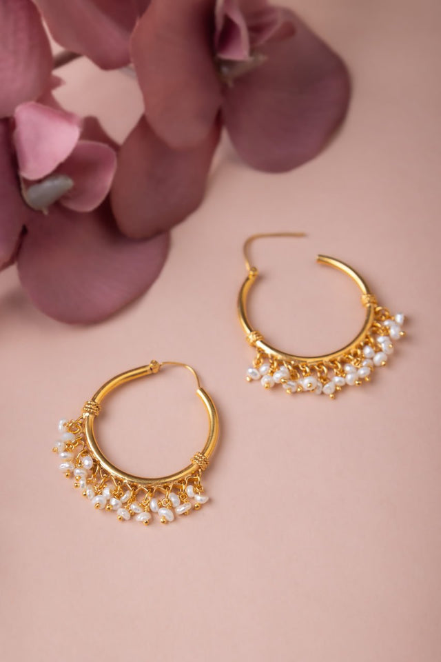 Moh Fine Pearl Gold Tone Versatile Bali
