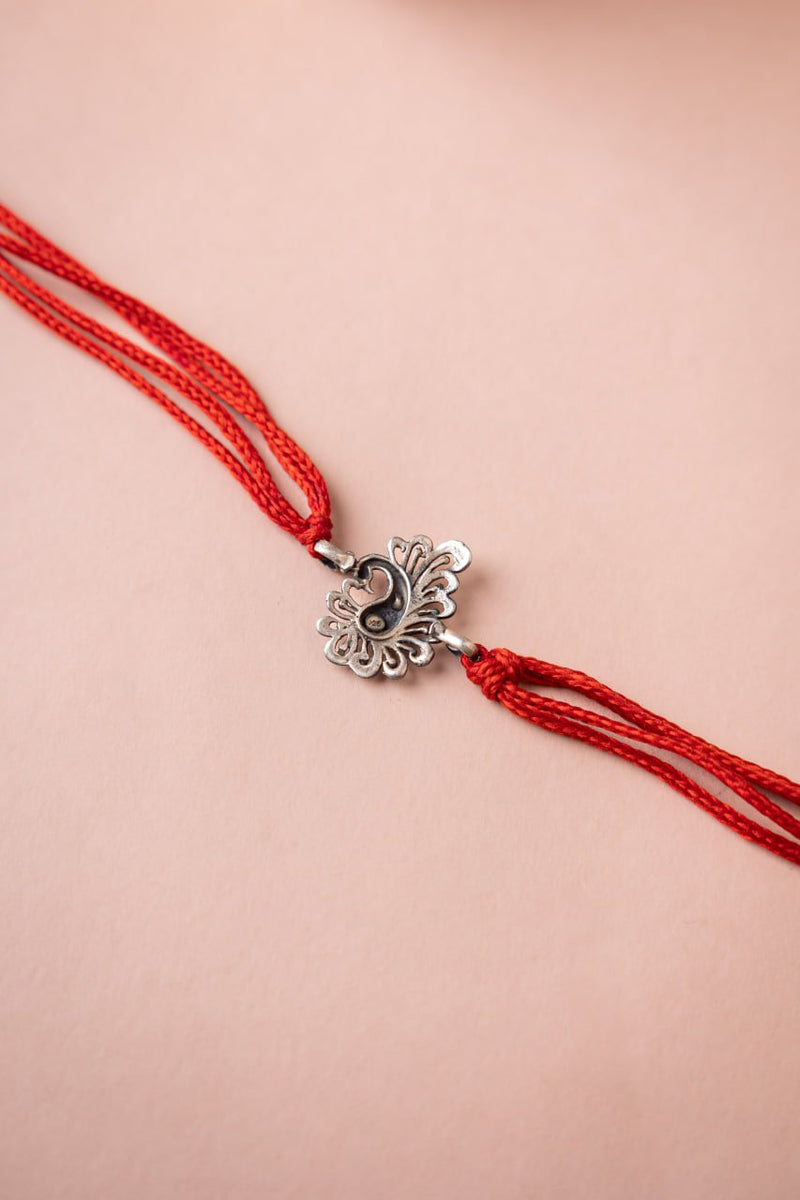 Moh Handcrafted Dancing Peacock Rakhi