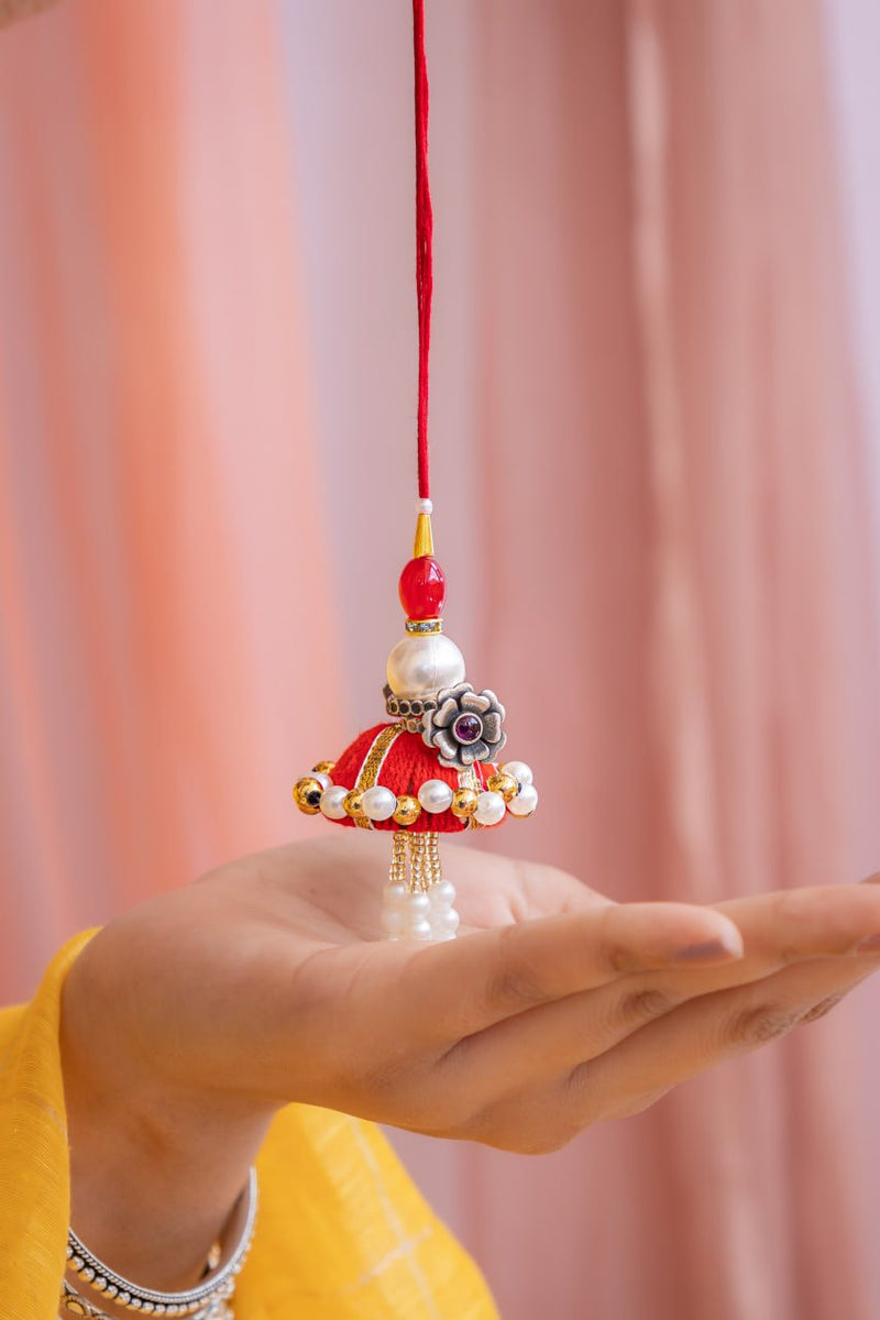 Moh Rose Toe Ring Lumba Rakhi