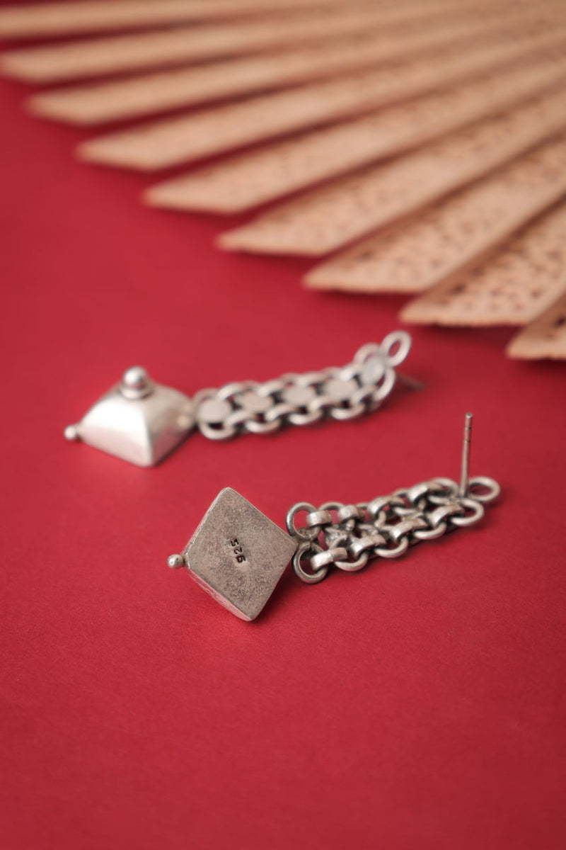 Moh Tikdi Drop Jali Earring